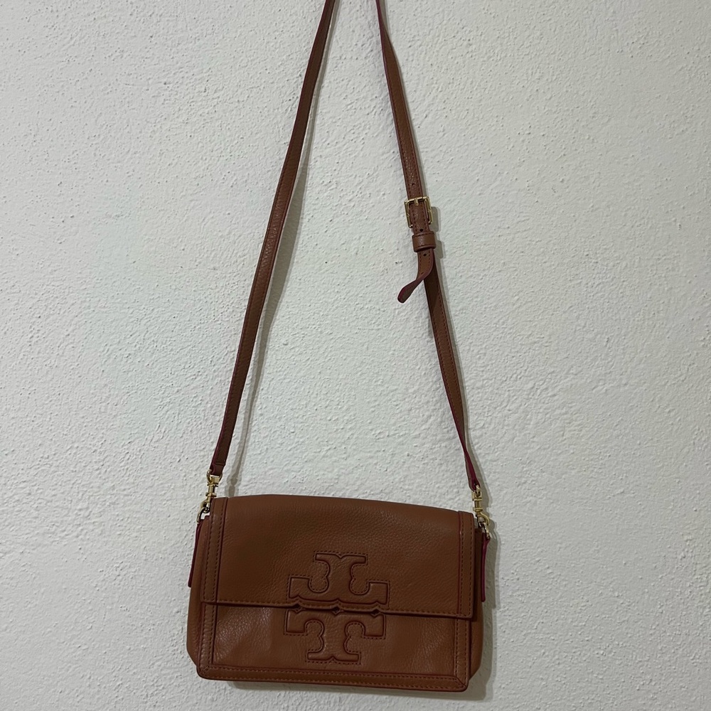 Brown tory burch crossbody